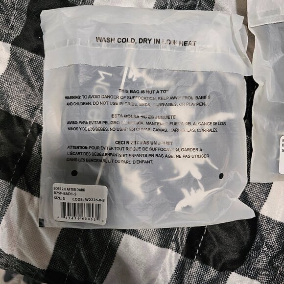 NWT Woxer Black Marble Sports Bra - Picture 3 of 3